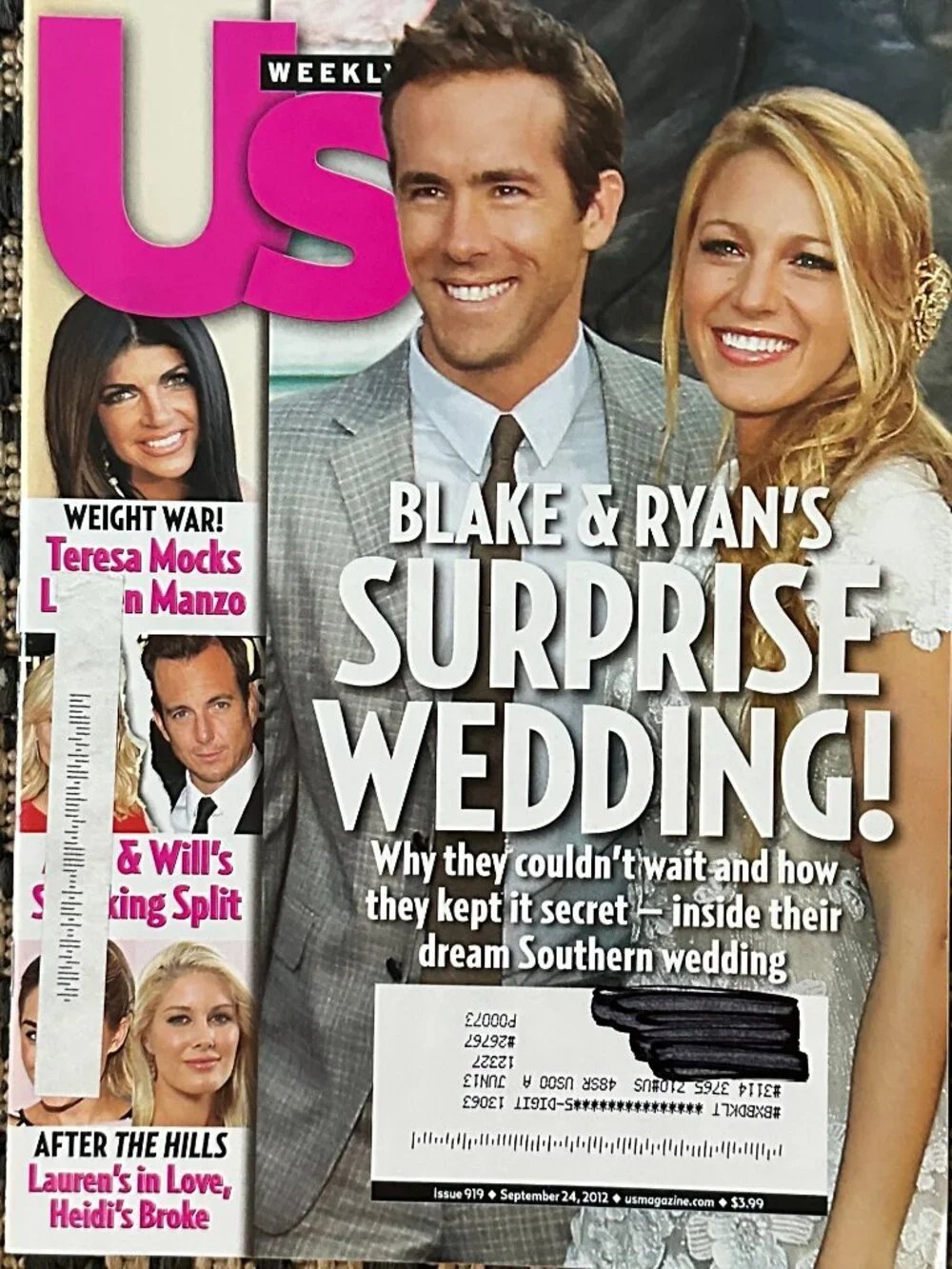Vintage Lot of 6 US Weekly Magazines 2012 Celebrity Gossip Fashion Party Life